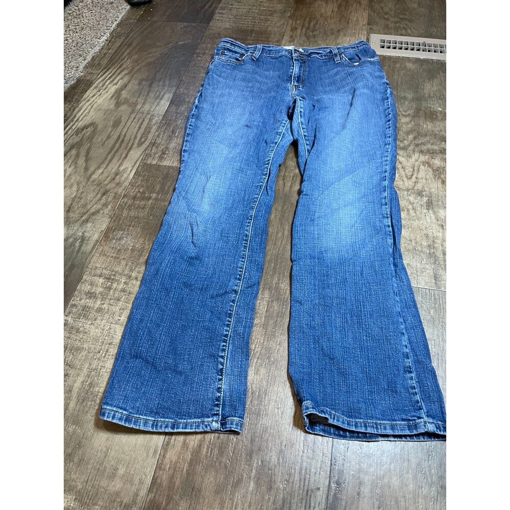 Levi's Jeans 550 Womens Size 14 Short Blue Denim